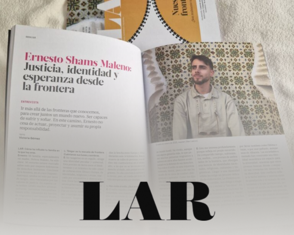 Portada de la revista LAR: “Ernesto Shams Maleno: Justicia, identidad y esperanza desde la frontera”