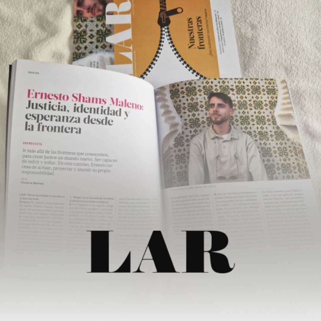 Portada de la revista LAR: “Ernesto Shams Maleno: Justicia, identidad y esperanza desde la frontera”